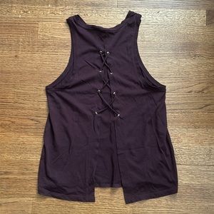 Victoria’s Secret sport dark plum colored tank